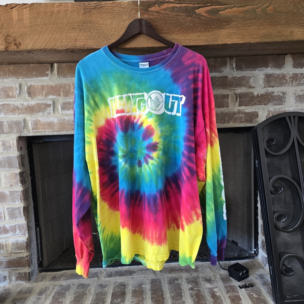 Hangout Tie Dye Long Sleeve Tee Size 3XL🏖🍹
